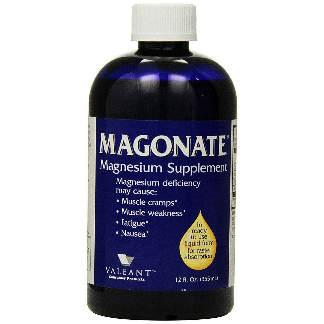 Magonate Magnesium Supplement Liquid - 12 Oz